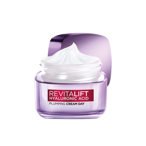 Combo L'Oreal Serum Hyaluronic Acid Cấp Ẩm Sáng Da 30ml + 2 Kem Dưỡng Siêu Cấp Ẩm Căng Mịn Da 15ml